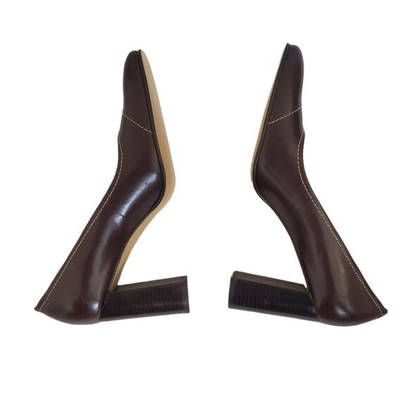 *Nine West Brown Stokeo Heels Sz.8 - Picture 3 of 9